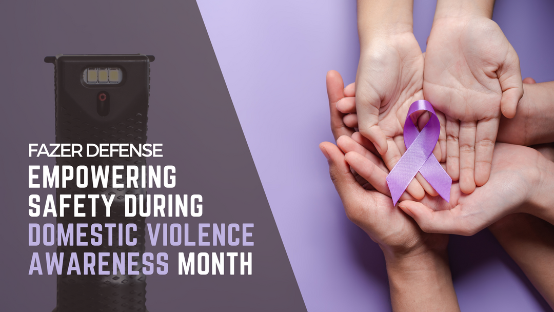 Empowering Safety During Domestic Violence Awareness Month: Fazer Defense Personal Safety Pepper Spray for Women
