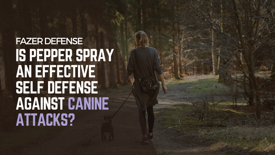Is pepper spray appropriate self defense during a dog attack?